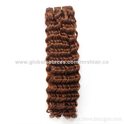 22-inch Color Curly Human Hair Weave